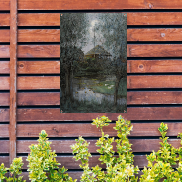 Hooiberg - Piet Mondriaan tuinposter