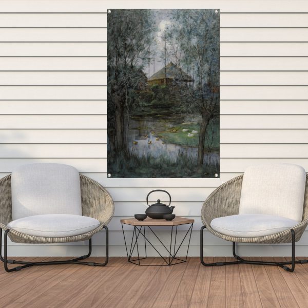 Hooiberg - Piet Mondriaan tuinposter