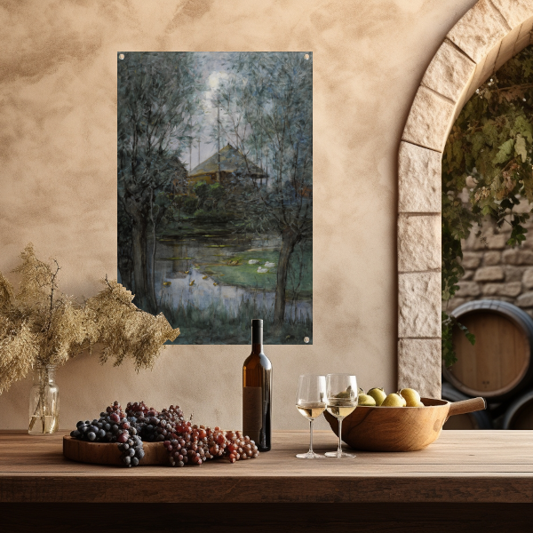 Hooiberg - Piet Mondriaan tuinposter