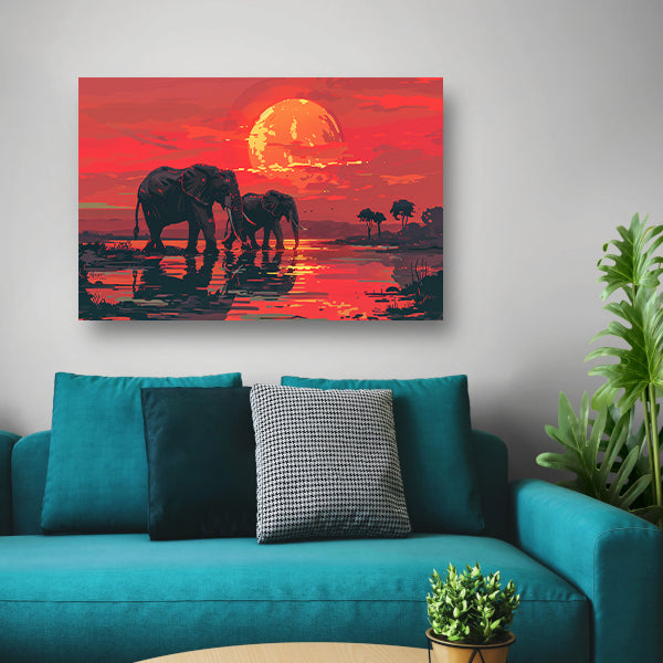 Van Goghs Zonnebloemen in Vaas canvas met baklijst