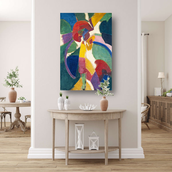 Vrouw met een parasol - Robert Delaunay poster