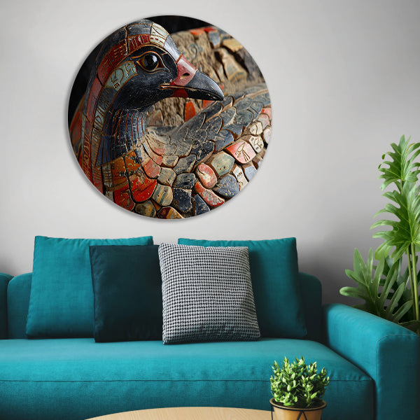Minimalistisch Abstract Vogel forex muurcirkel