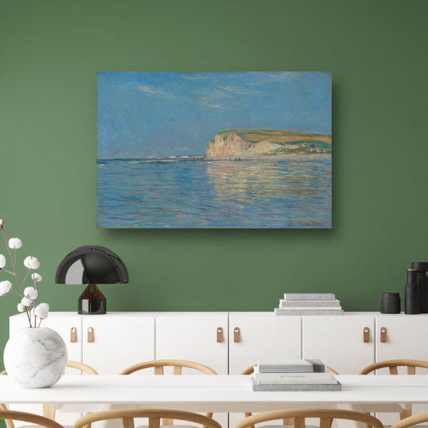 Eb bij Pourville, nabij Dieppe - Claude Monet canvas