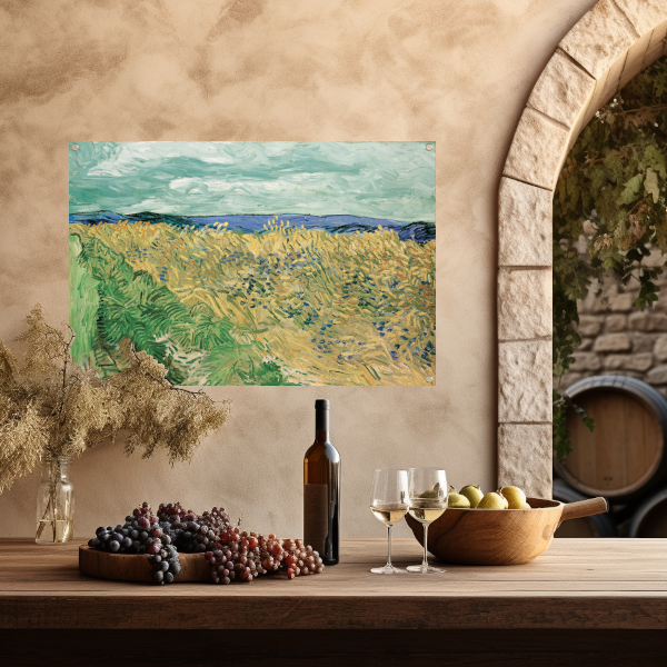 Tarweveld Met Korenbloemen - Vincent van Gogh tuinposter