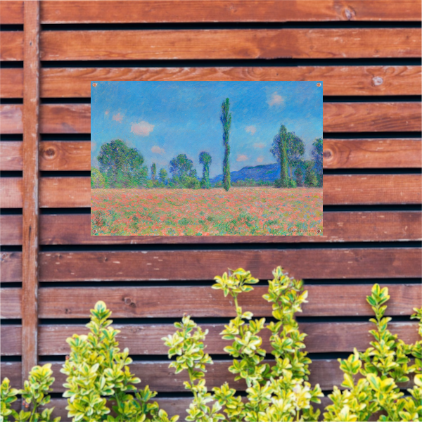 Papaverveld, Giverny - Claude Monet tuinposter