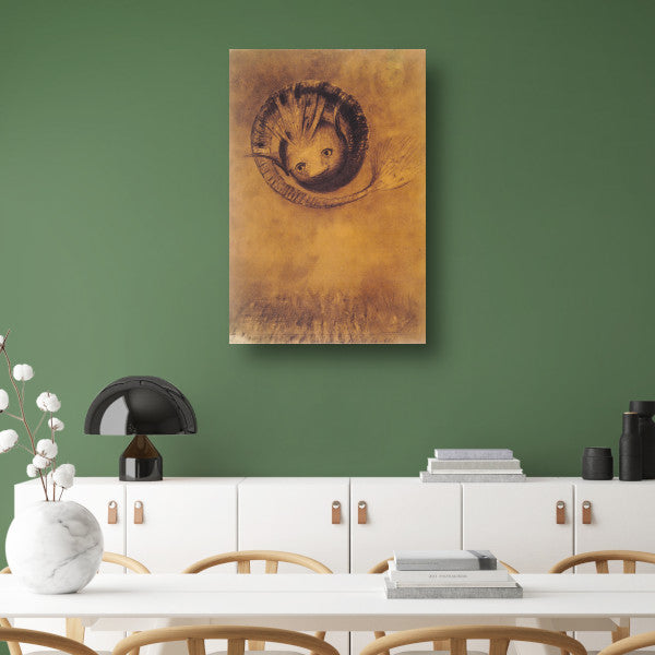Hersenschim - Odilon Redon canvas met baklijst
