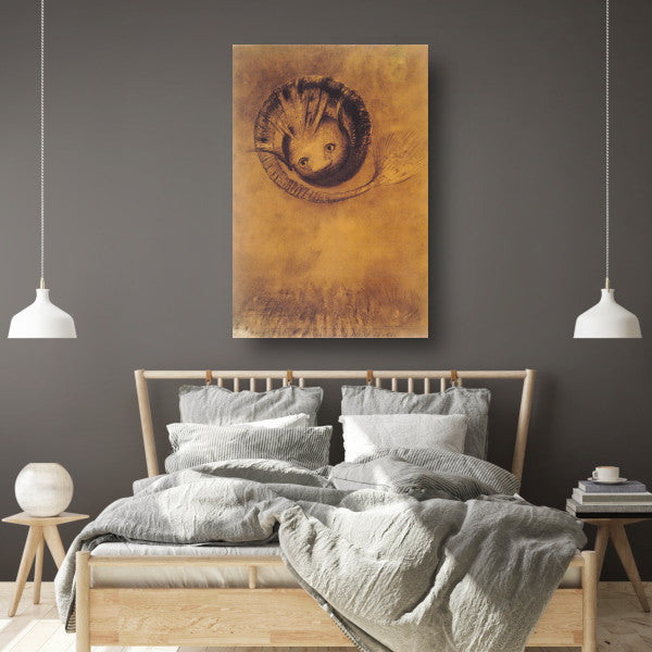 Hersenschim - Odilon Redon canvas met baklijst