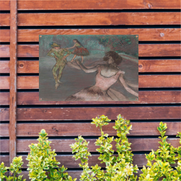 Harlekijn en dansers - Edgar Degas tuinposter