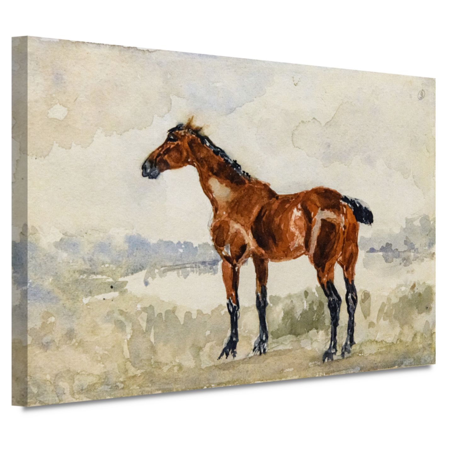 Rood paard - Henri de Toulouse-Lautrec canvas