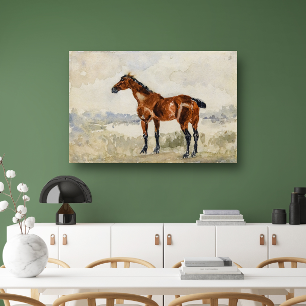 Rood paard - Henri de Toulouse-Lautrec acrylglas