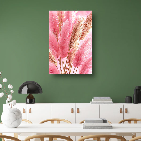 Zachte Roze Bloemen in Close-up acrylglas