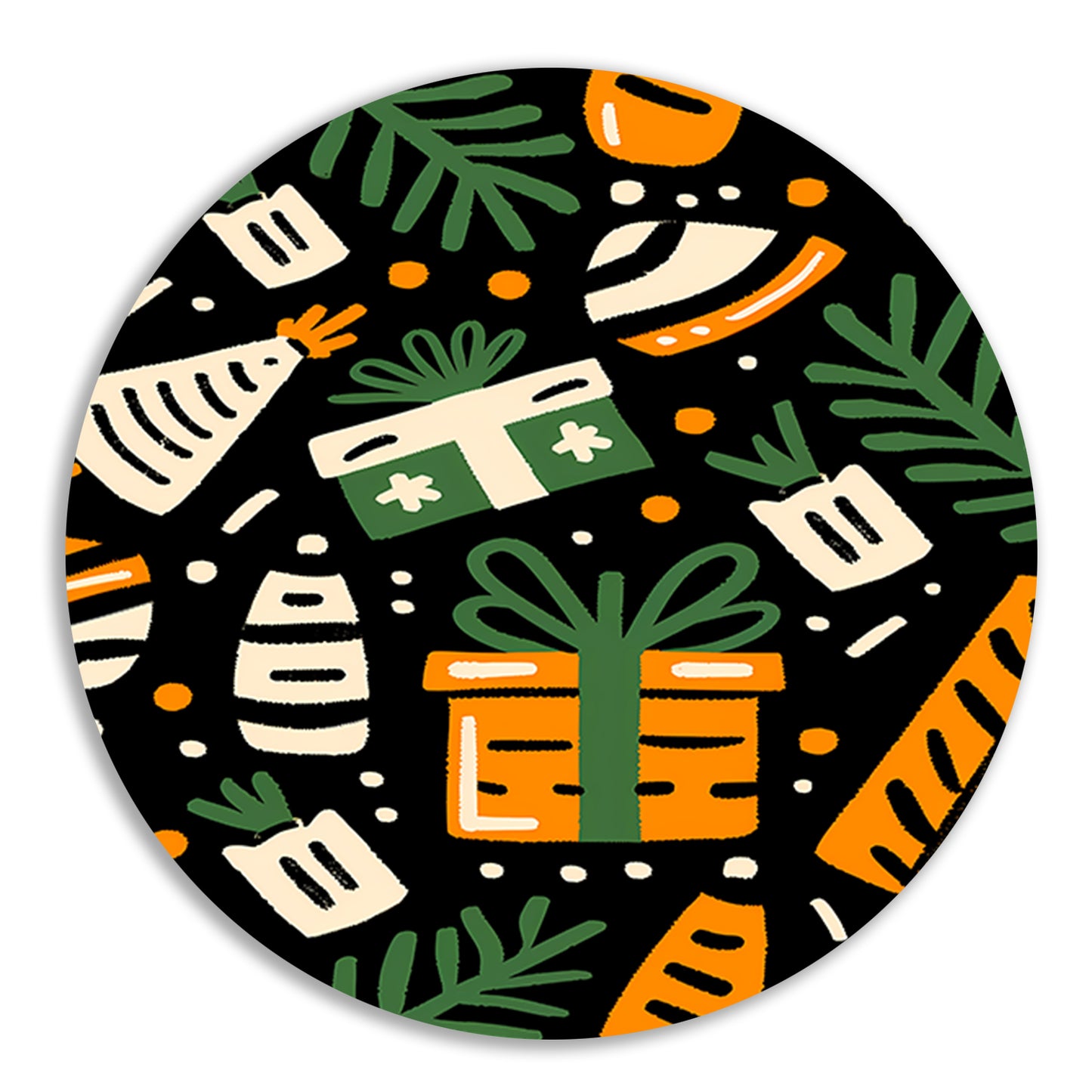 Kleurrijk Feestelijk Cadeau Patroon forex muurcirkel