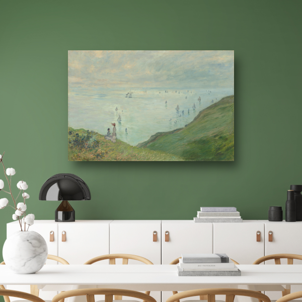 Kliffen bij Pourville - Claude Monet acrylglas