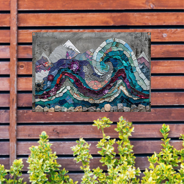 Abstract Vlekken Compositie tuinposter