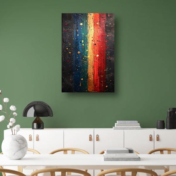 Abstract met levendige kleuren poster