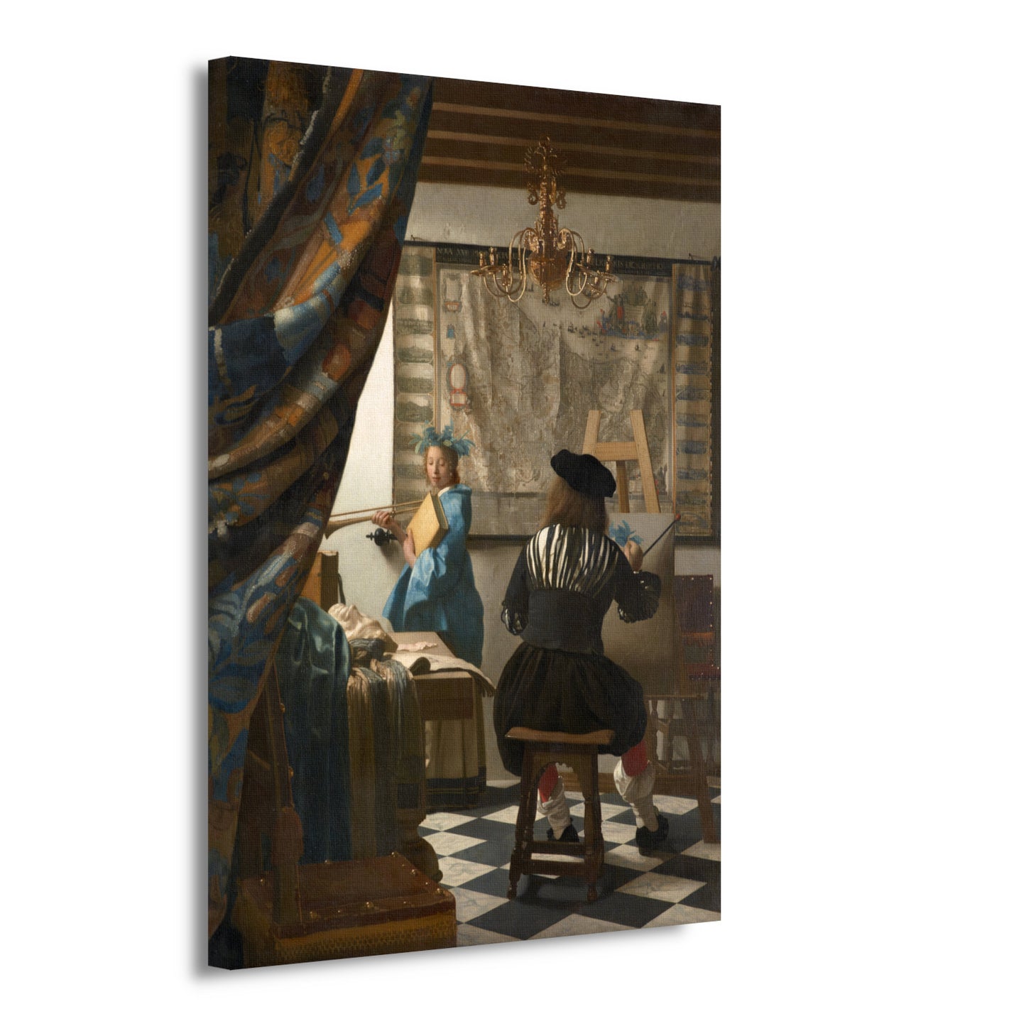 De Schilderkonst - Johannes Vermeer canvas