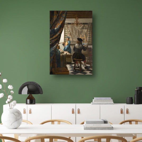 De Schilderkonst - Johannes Vermeer canvas