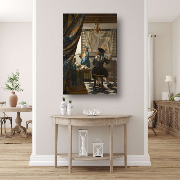 De Schilderkonst - Johannes Vermeer canvas