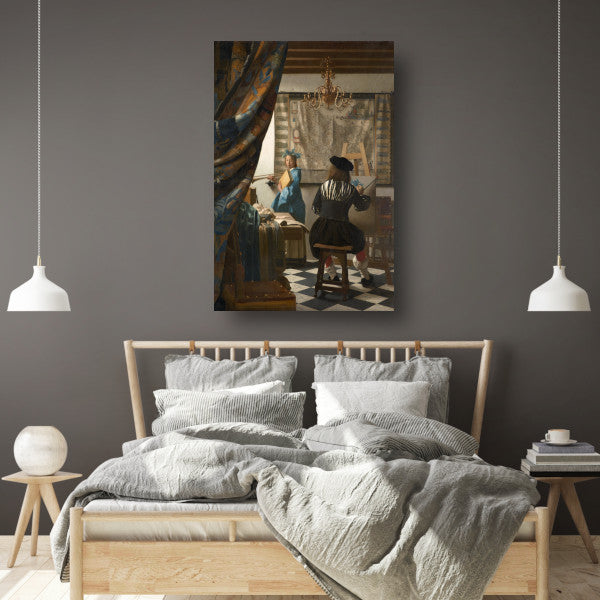 De Schilderkonst - Johannes Vermeer canvas