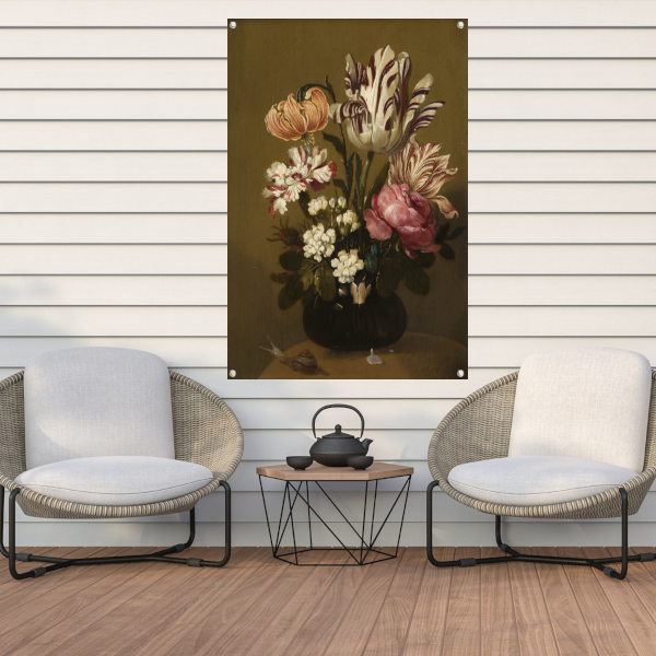 Bloemstuk - Hans Bollongier tuinposter