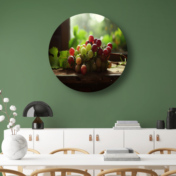 Stilleven met groene druiven forex muurcirkel