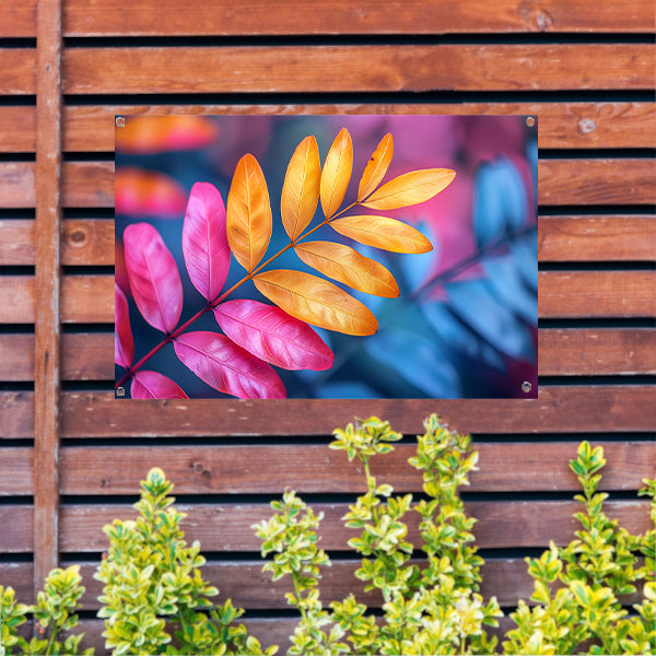 Minimalistisch Blad op Tak tuinposter
