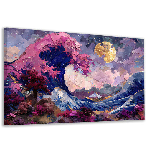 De Grote Golf van Kanagawa: Hokusais Meesterwerk canvas