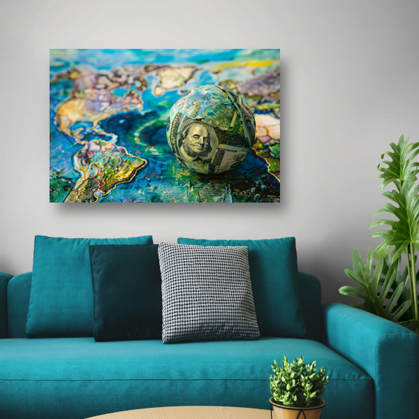 Banksys Wereld van Geld acrylglas