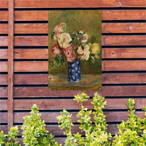 Boeket Rozen - Pierre-Auguste Renoir tuinposter