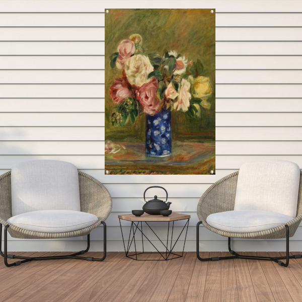 Boeket Rozen - Pierre-Auguste Renoir tuinposter