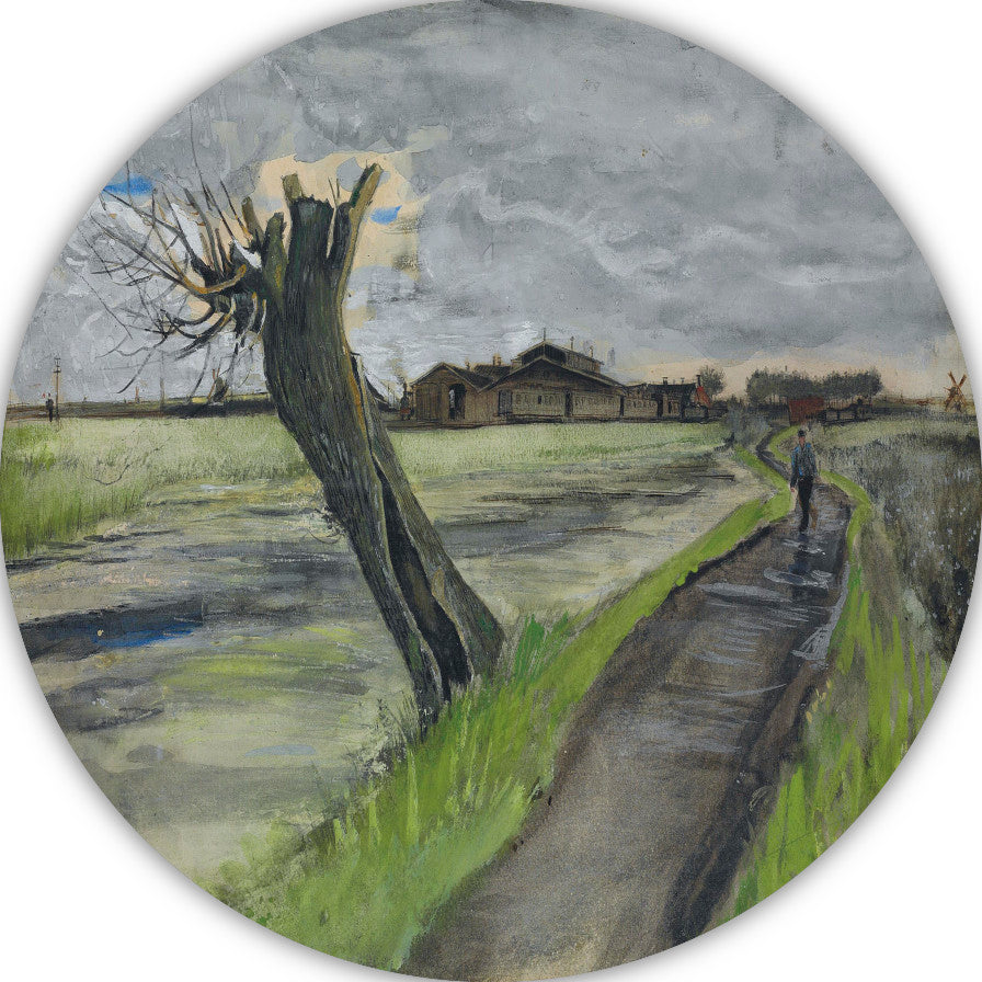 Knotwilg - Vincent van Gogh forex muurcirkel