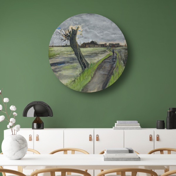 Knotwilg - Vincent van Gogh forex muurcirkel