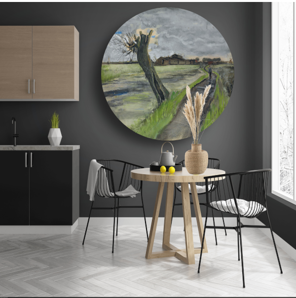 Knotwilg - Vincent van Gogh forex muurcirkel