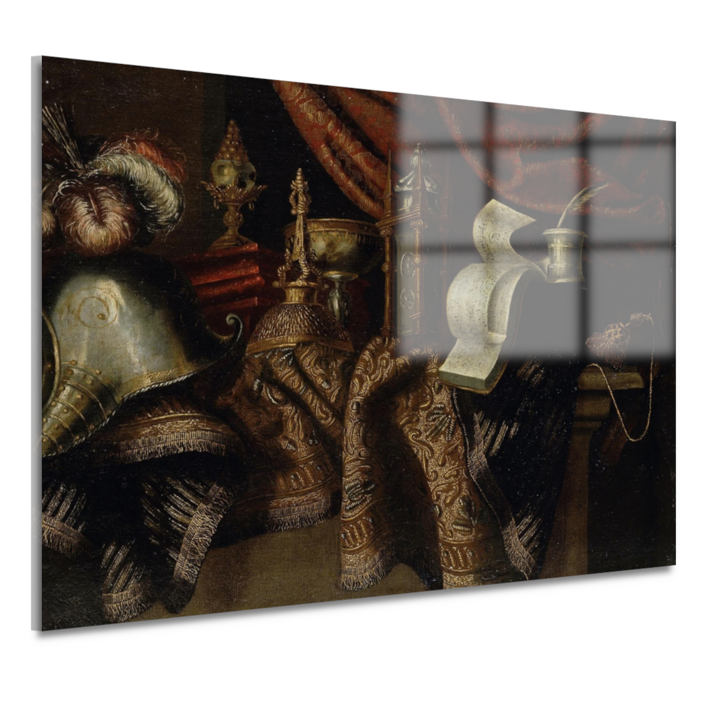 Stilleven met helm - Francesco Maltese acrylglas