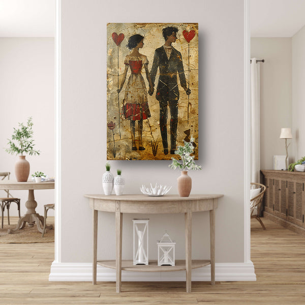 Verstrengelde Liefde met Hart en Hond poster