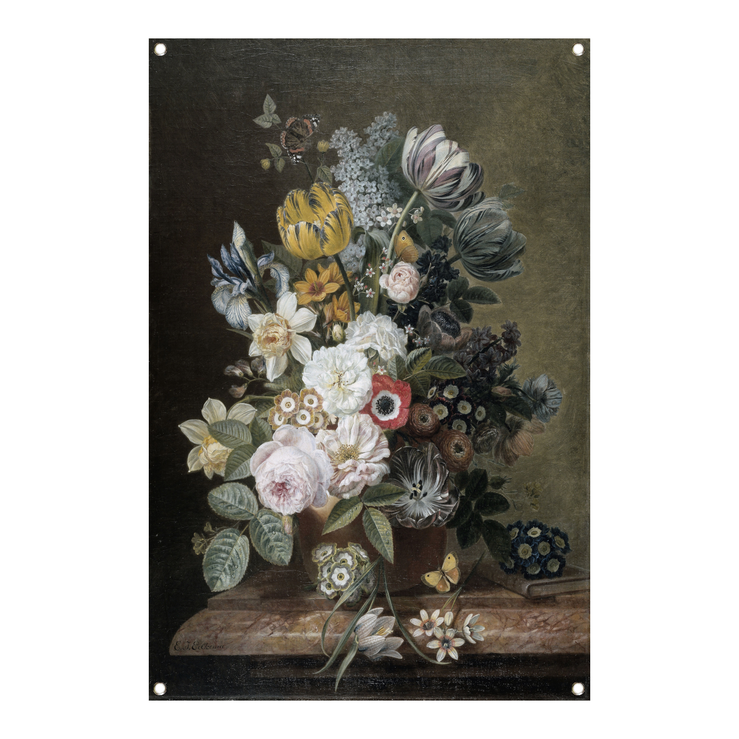 Stilleven met bloemen - Eelke Jelles Eelkema tuinposter