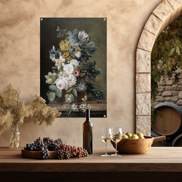 Stilleven met bloemen - Eelke Jelles Eelkema tuinposter