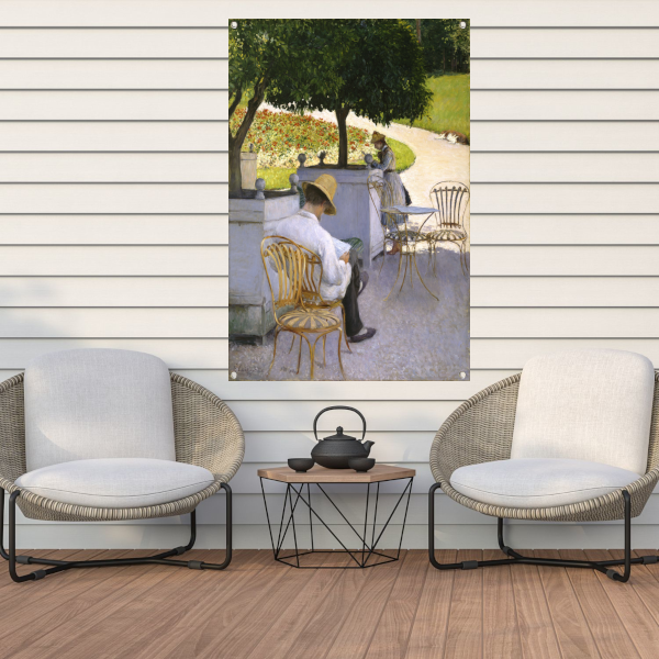 De sinaasappelbomen - Gustave Caillebotte tuinposter