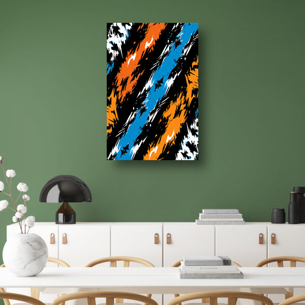 Abstract met Levendige Kleuren canvas