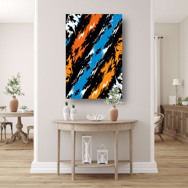 Abstract met Levendige Kleuren canvas