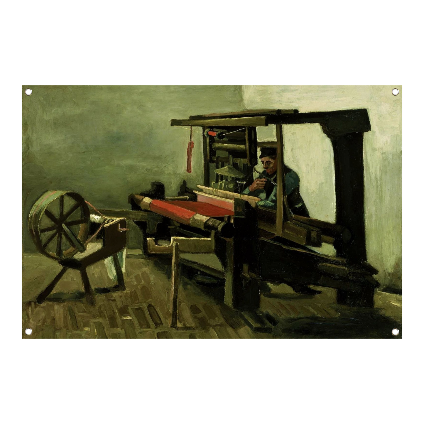De wever - Vincent van Gogh tuinposter