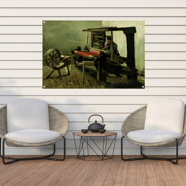 De wever - Vincent van Gogh tuinposter