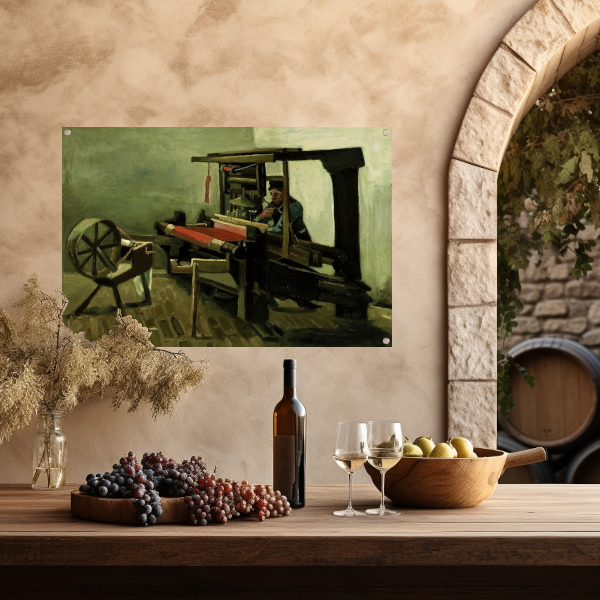 De wever - Vincent van Gogh tuinposter