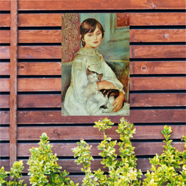 Julie Manet with Cat - Pierre-Auguste Renoir tuinposter