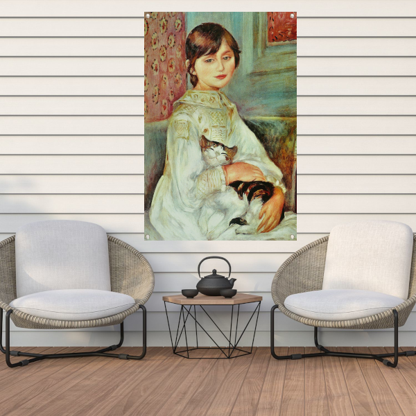 Julie Manet with Cat - Pierre-Auguste Renoir tuinposter