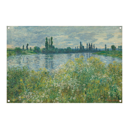 Oevers van de Seine, Vetheuil - Claude Monet tuinposter