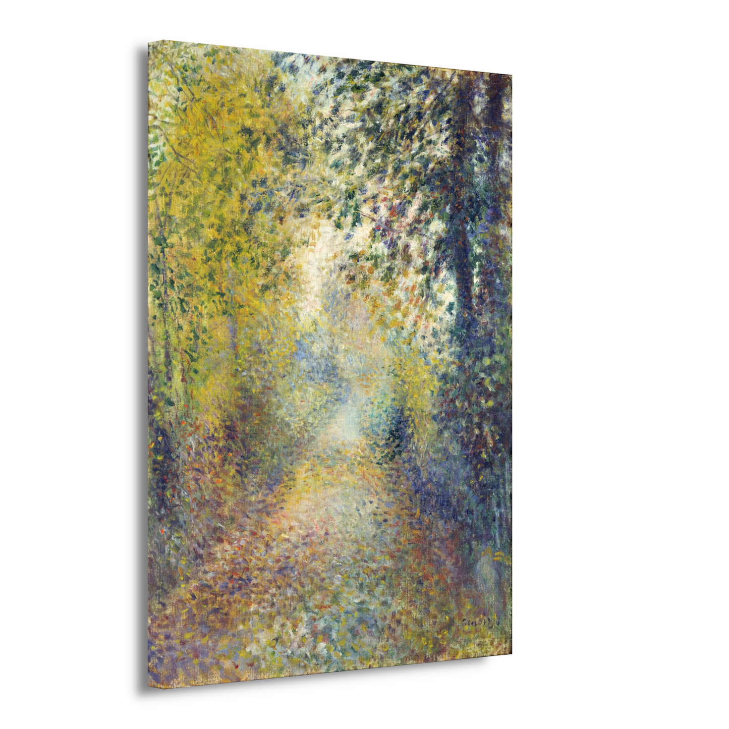 In het bos - Pierre-Auguste Renoir canvas