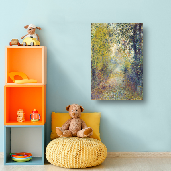In het bos - Pierre-Auguste Renoir canvas
