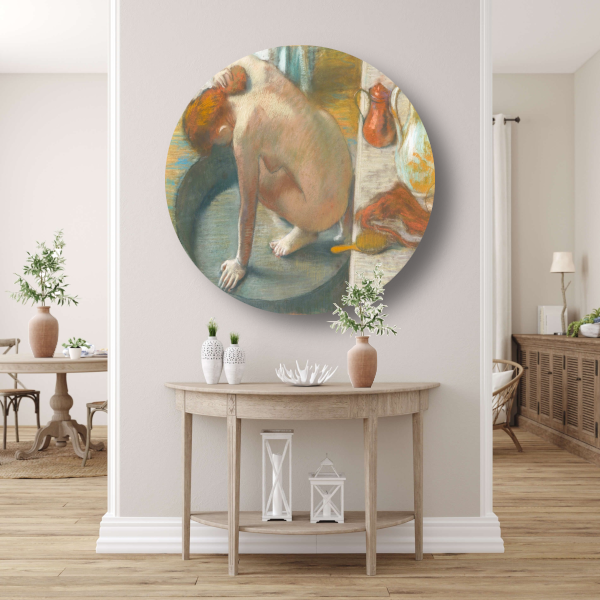 De Badkuip - Edgar Degas forex muurcirkel
