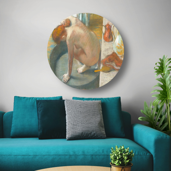 De Badkuip - Edgar Degas forex muurcirkel